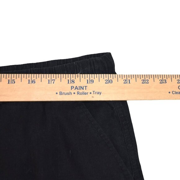 Old Navy Black Shorts Size XL Linen Blend Casual Cozycore Breathable - Picture 5 of 7